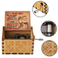 2025 Black Wooden Music Box  Jurassic Park  Caja Musical Queen Totoro Hand Cranked Wood Musical Box Christmas Gift