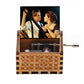 2025 Black Wooden Music Box  Jurassic Park  Caja Musical Queen Totoro Hand Cranked Wood Musical Box Christmas Gift