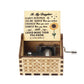 2025 Black Wooden Music Box  Jurassic Park  Caja Musical Queen Totoro Hand Cranked Wood Musical Box Christmas Gift