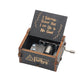2025 Black Wooden Music Box  Jurassic Park  Caja Musical Queen Totoro Hand Cranked Wood Musical Box Christmas Gift