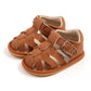 2025 Baby Boys Fashion Summer Soft Crib Shoes Kids  Newborn Girls First Walker Anti Slip Sandals Shoes