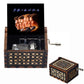 2025 Black Wooden Music Box  Jurassic Park  Caja Musical Queen Totoro Hand Cranked Wood Musical Box Christmas Gift