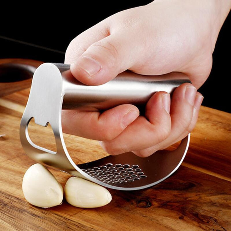 Garlic Press Garlic Chopper Zinc Alloy Garlic Slicer Crusher Garlic Peeler Manual Kitchen Hacking Gadgets