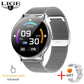 LIGE GPS Track 2025 Bluetooth Call Women Smart Watch Men Full Touch Fitness Track Waterproof Men Smartwatch Lady For Android IOS