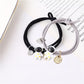 2Pcs Fashion Star Moon Magnetic Pendant Couple Bracelets for Women Handmade Rope Chain Bracelet Friendship Minimalist Jewelry