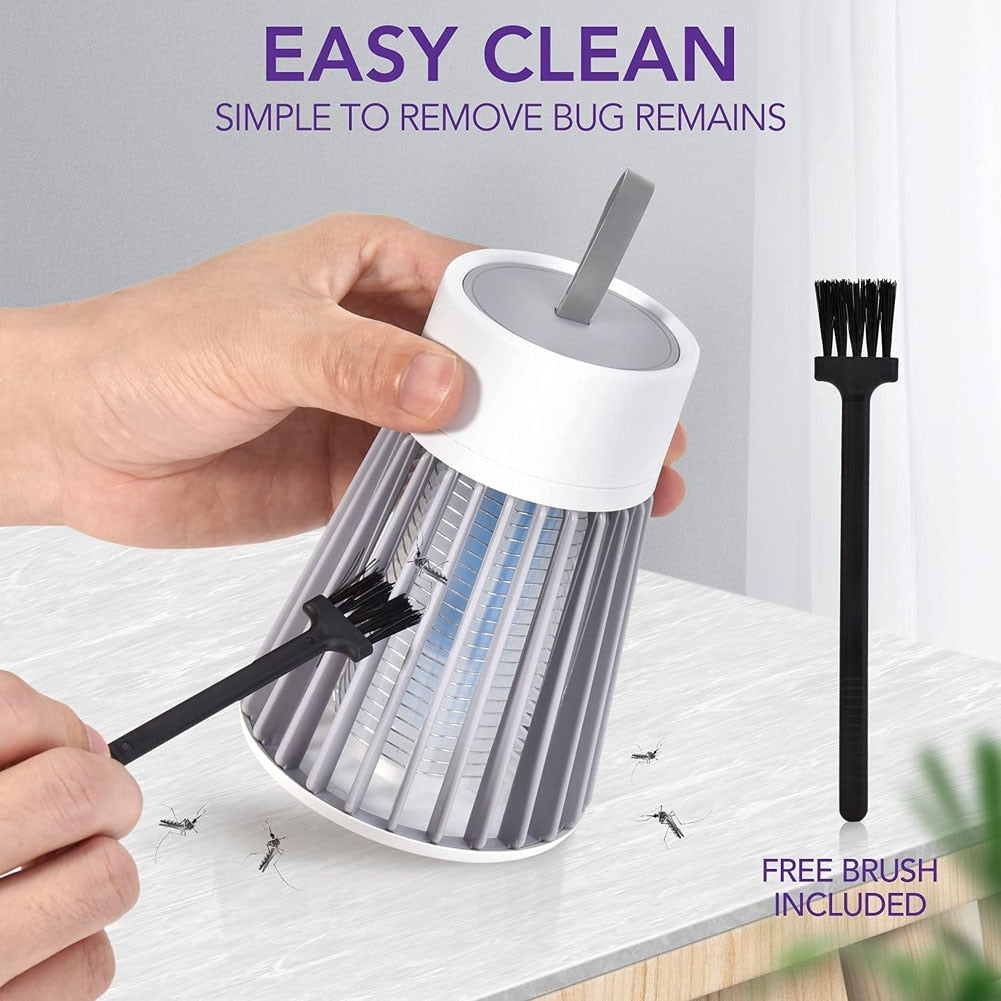 2025 Electric Shock Mosquito Killer Lamp USB Fly Trap Zapper Insect Killer Repellent Bedroom Outdoor Anti Mosquito Trap