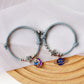 2Pcs Fashion Star Moon Magnetic Pendant Couple Bracelets for Women Handmade Rope Chain Bracelet Friendship Minimalist Jewelry