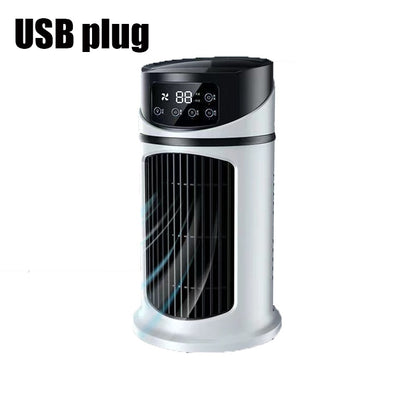2025 New Mini Air Cooler Home Portable Air Conditioner Office Desktop Refrigeration Fan Air Humidifier