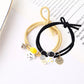2Pcs Fashion Star Moon Magnetic Pendant Couple Bracelets for Women Handmade Rope Chain Bracelet Friendship Minimalist Jewelry
