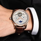 Men Watches Automatic Mechanical Watch Tourbillon Clock Genuine Leather Waterproof Watch Men Military Wristwatch Man