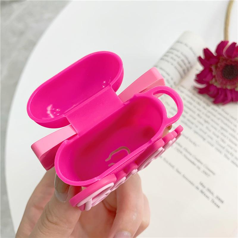 Barbie Bluetooth Earphone Case for Airpods Pro 1 2 3 Anime Cartoon Cute Silicone Protective Soft Cover with Plush Pendant