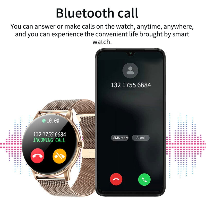 LIGE GPS Track 2025 Bluetooth Call Women Smart Watch Men Full Touch Fitness Track Waterproof Men Smartwatch Lady For Android IOS