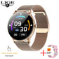 LIGE GPS Track 2025 Bluetooth Call Women Smart Watch Men Full Touch Fitness Track Waterproof Men Smartwatch Lady For Android IOS