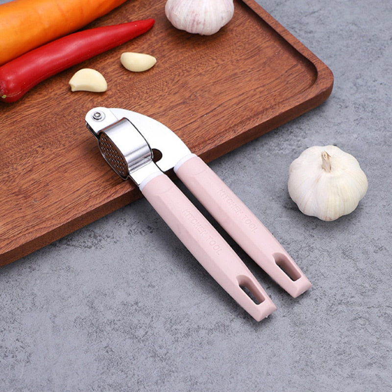 Garlic Press Garlic Chopper Zinc Alloy Garlic Slicer Crusher Garlic Peeler Manual Kitchen Hacking Gadgets