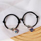 2Pcs Fashion Star Moon Magnetic Pendant Couple Bracelets for Women Handmade Rope Chain Bracelet Friendship Minimalist Jewelry