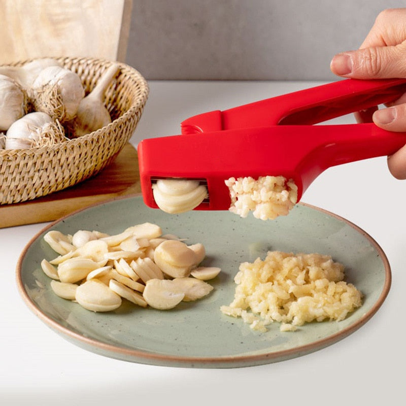Garlic Press Garlic Chopper Zinc Alloy Garlic Slicer Crusher Garlic Peeler Manual Kitchen Hacking Gadgets