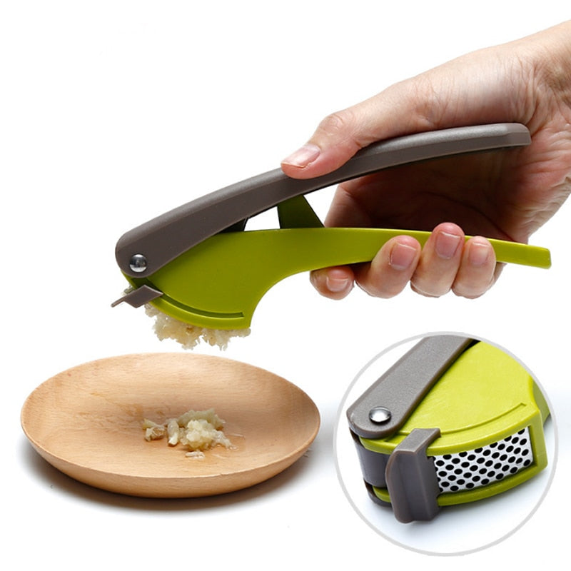 Garlic Press Garlic Chopper Zinc Alloy Garlic Slicer Crusher Garlic Peeler Manual Kitchen Hacking Gadgets