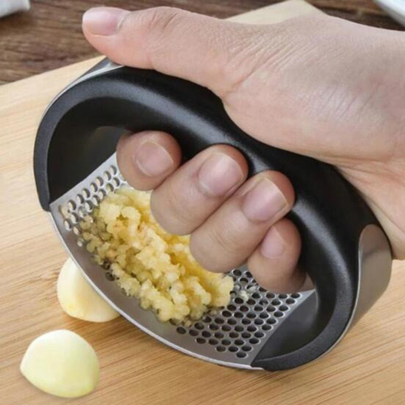 Garlic Press Garlic Chopper Zinc Alloy Garlic Slicer Crusher Garlic Peeler Manual Kitchen Hacking Gadgets