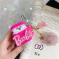 Barbie Bluetooth Earphone Case for Airpods Pro 1 2 3 Anime Cartoon Cute Silicone Protective Soft Cover with Plush Pendant