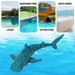 RC Boat 2.4G Remote Controlled Shark Whale Spray Water Radio Controlled Boats outdoor lake swimming pool Toys for boys Children