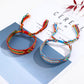 Boho 12pcs/set Multicolor Embroidery String Handwoven Friendship Bracelet Women Wholesale New Fashion Handmade Jewelry Present