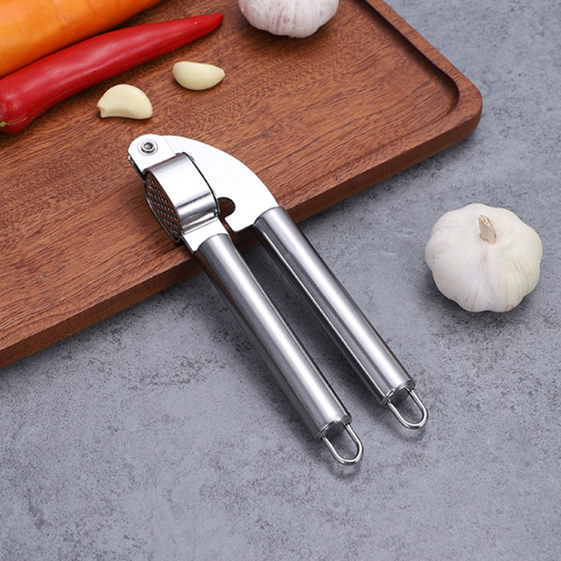 Garlic Press Garlic Chopper Zinc Alloy Garlic Slicer Crusher Garlic Peeler Manual Kitchen Hacking Gadgets