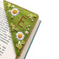 1PC Personalized Hand Embroidered Corner Bookmark Handmade Custom Letter Bookmarks Hand Stitched Felt Bookmarker Book Lovers Toy