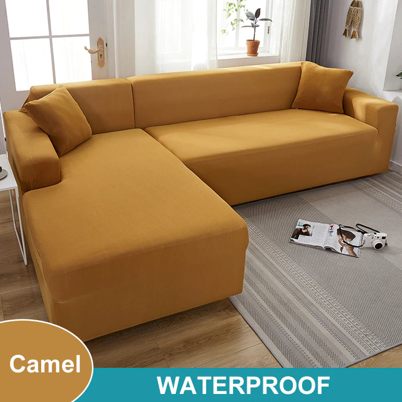 Waterproof Sofa Cover 1/2/3/4 Seater Sofa Cover for Living Room Elastic L Shaped Corner Sofa Cover Couch Cover for Sofa