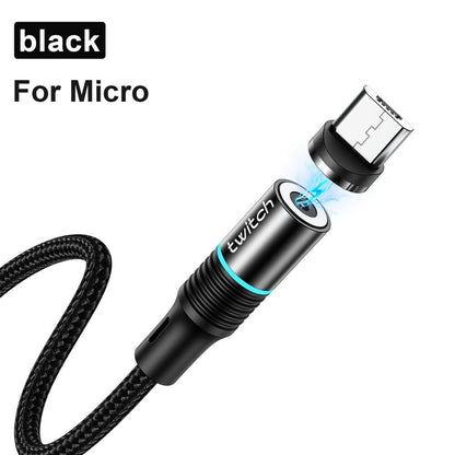 3M Magnetic Cable Micro USB Type C Fast Charging Type-C Magnet Charger Mobile Phone Cable USB C For Xiaomi iPhone 11 Xr Samsung