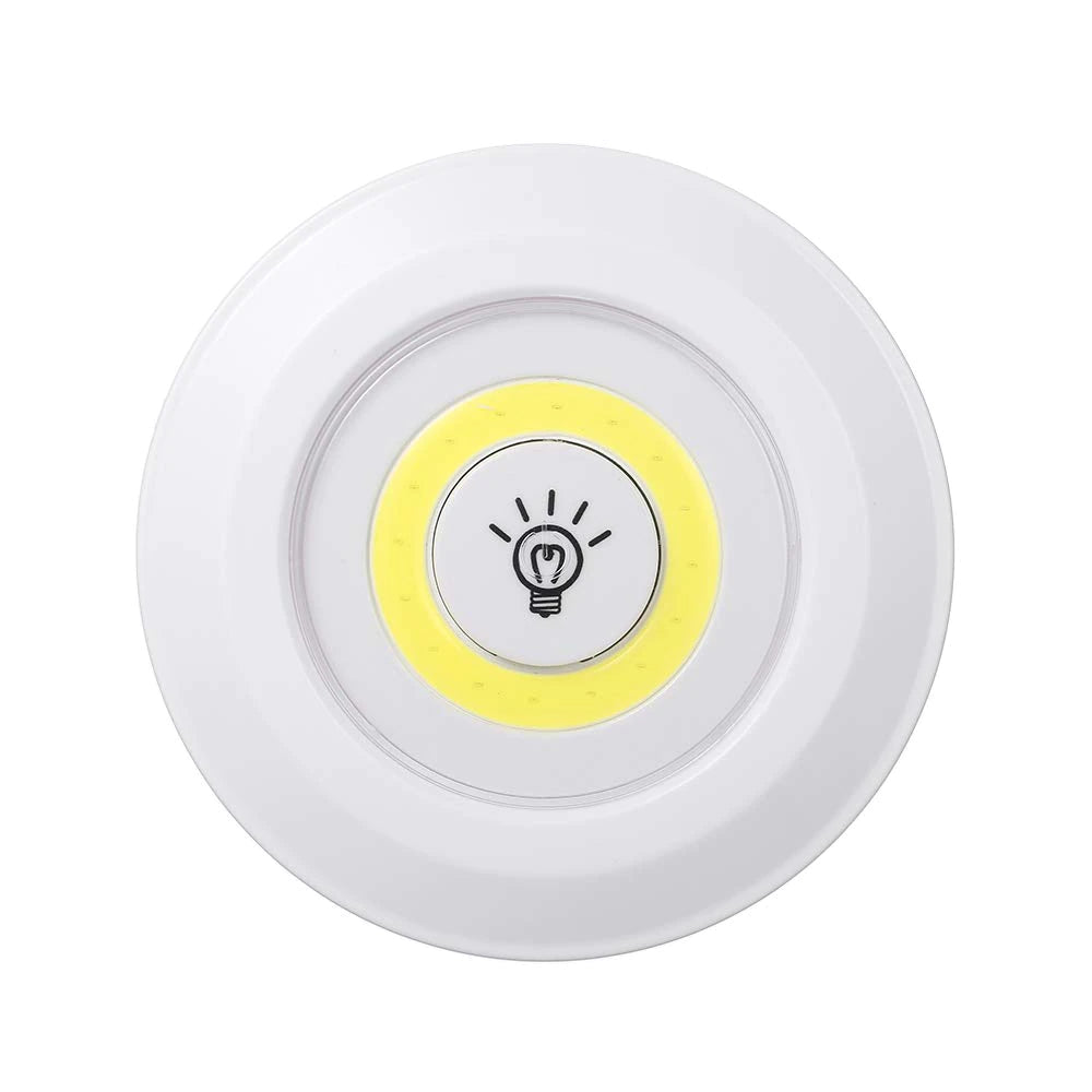 3W Super Bright Cob Under Cabinet Light LED Wireless Remote Control Dimmable Wardrobe Night Lamp Home Bedroom Kitchen Nightlight