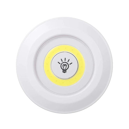 3W Super Bright Cob Under Cabinet Light LED Wireless Remote Control Dimmable Wardrobe Night Lamp Home Bedroom Kitchen Nightlight
