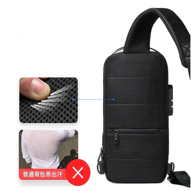 Sling Backpack Cross Body Shoulder Chest Bag Anti-theft Travel Motorcycle Rider Waterproof Oxford  Messenger Bags