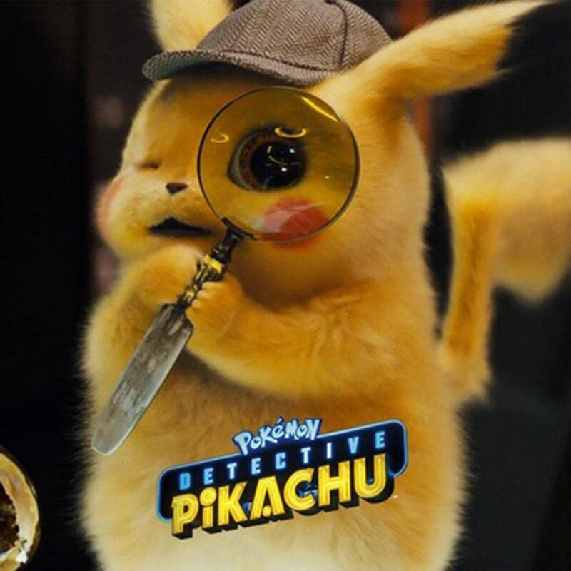 28cm Original Pokemon Detective Pikachu Plush Toy High Quality Cute Anime Toys Children Gift Toy Kids Cartoon Peluche Pikachu