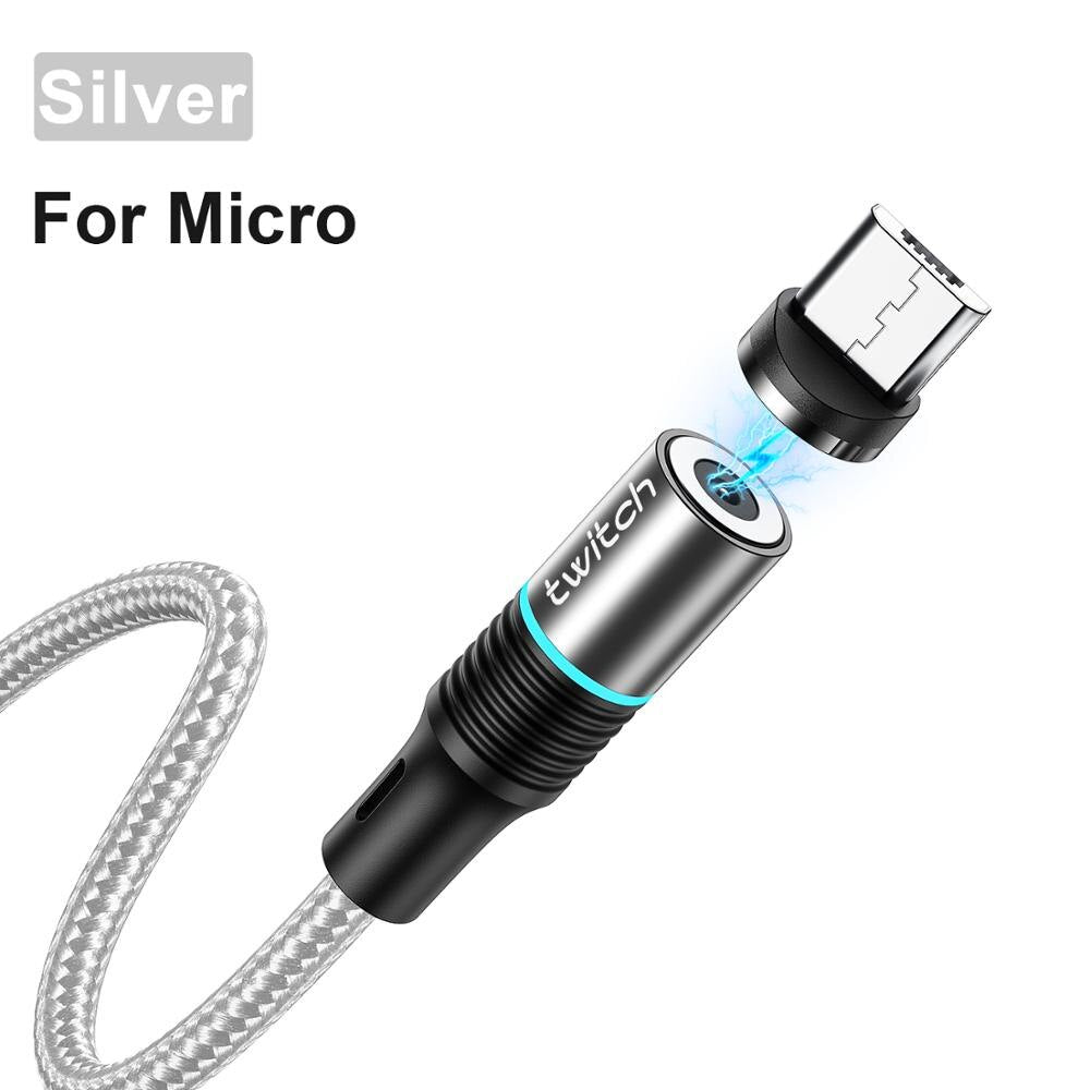 3M Magnetic Cable Micro USB Type C Fast Charging Type-C Magnet Charger Mobile Phone Cable USB C For Xiaomi iPhone 11 Xr Samsung