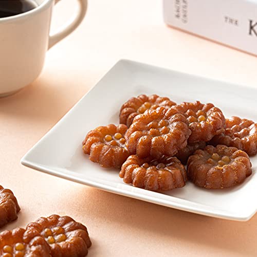 TULGIGS Traditional Korean Sweet Yak Gwa Cookies - Pack of 3 - Freshly Baked, No Additives, Individually Wrapped Asian Dessert Honey Biscuits - Healthier Korean Food Snack Gift
