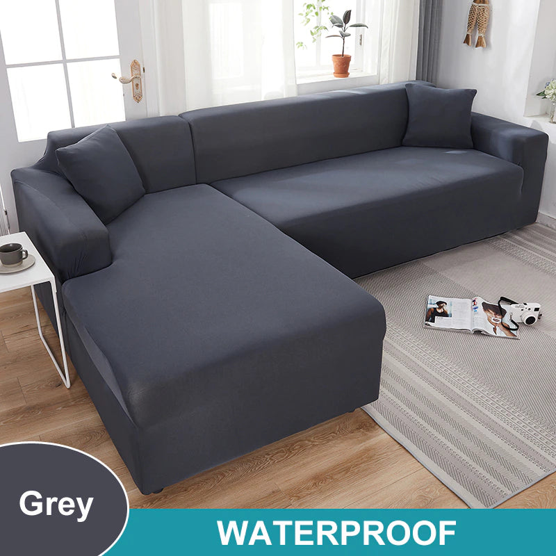 Waterproof Sofa Cover 1/2/3/4 Seater Sofa Cover for Living Room Elastic L Shaped Corner Sofa Cover Couch Cover for Sofa
