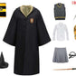 Harry Potter Cosplay Clothes Potter Cosplay Costume Robe Cloak With Tie Scarf Wand Glasses Sweater Shirt Skirt Cosplay Accessories