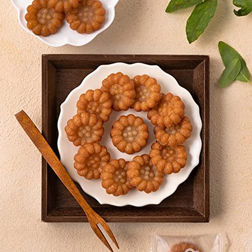 TULGIGS Traditional Korean Sweet Yak Gwa Cookies - Pack of 3 - Freshly Baked, No Additives, Individually Wrapped Asian Dessert Honey Biscuits - Healthier Korean Food Snack Gift