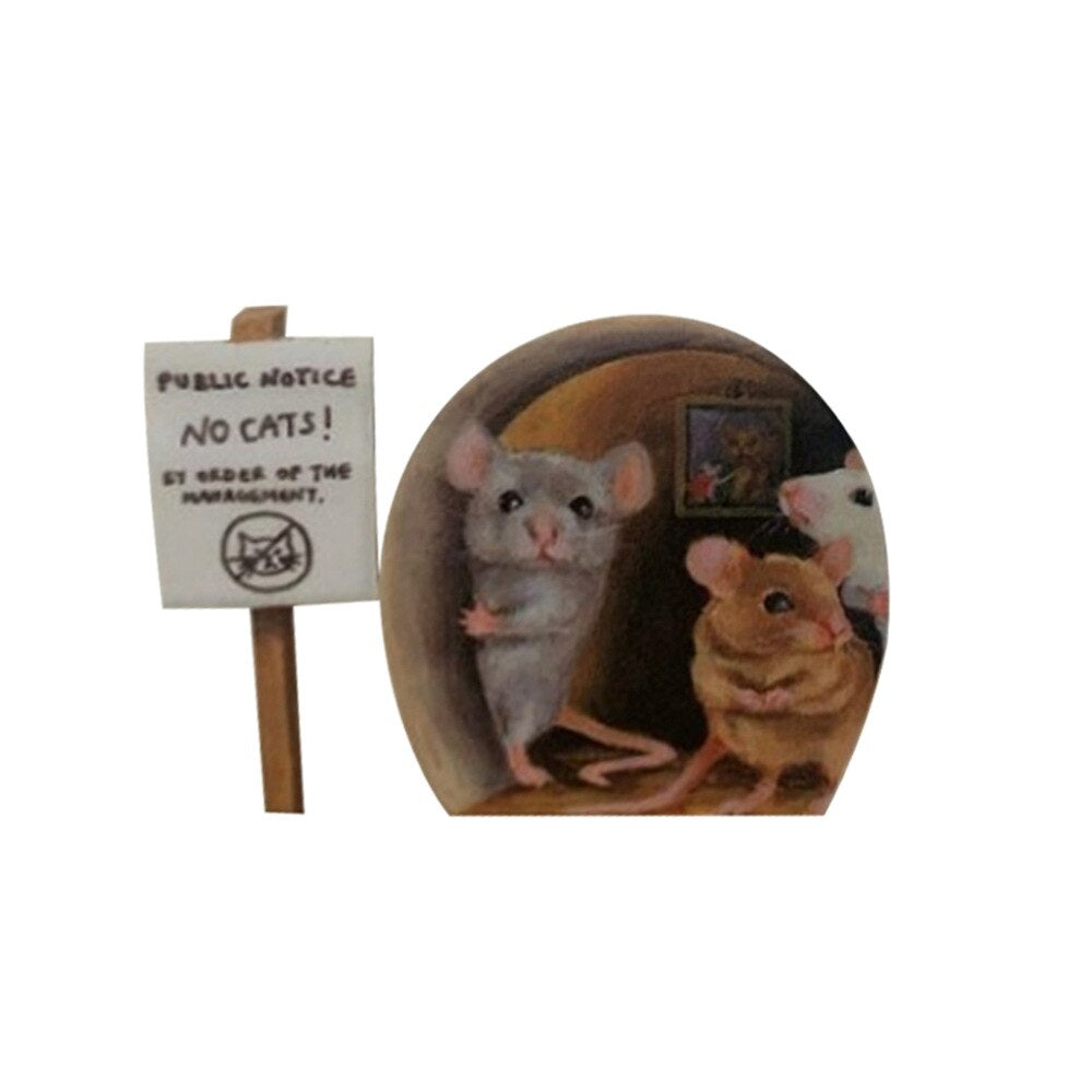 Funny Mouse Hole Wall Stickers Bedroom Kitchen Baseboard Home Decoration 3d Vinyl Wall Decals Diy Cartoon Rat Animal Mural Art