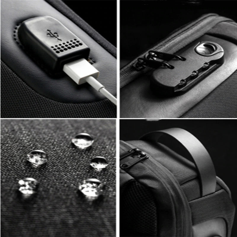 Sling Backpack Cross Body Shoulder Chest Bag Anti-theft Travel Motorcycle Rider Waterproof Oxford  Messenger Bags
