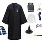 Harry Potter Cosplay Clothes Potter Cosplay Costume Robe Cloak With Tie Scarf Wand Glasses Sweater Shirt Skirt Cosplay Accessories