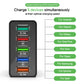 68W 5 Ports USB Charger Quick Charge EU/US Plug Wall Charger Fast Charging For IPhone Samsung Xiaomi Huawei Phone Charge Adapter