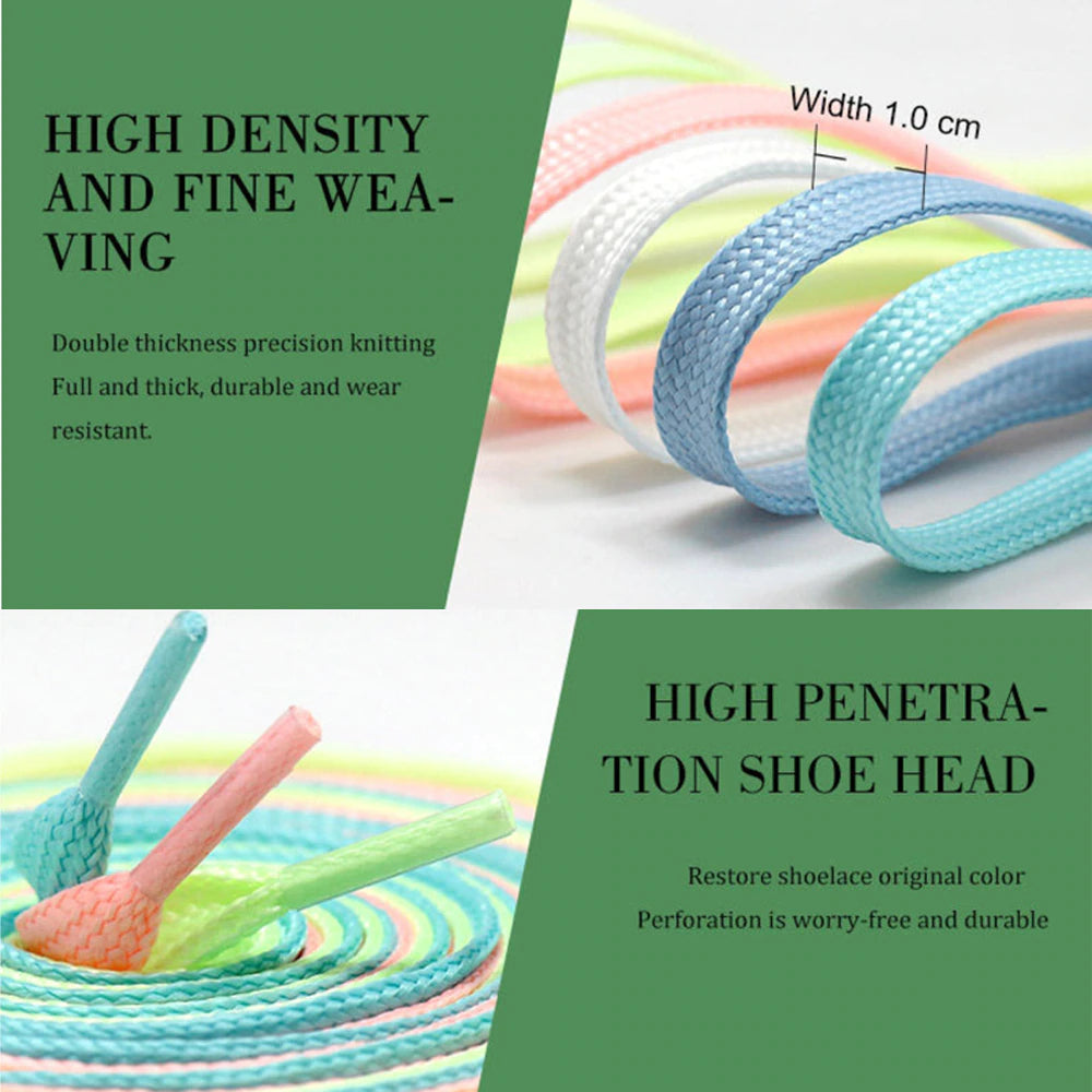 1 Pair Luminous Shoelaces for Kid Sneakers Men Women Sports Shoes Laces Glow In The Dark Night Shoestrings Reflective Shoelaces