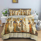 Egyptian Bedding Set Ancient Egypt Civilization Duvet Cover Characters Home Textiles Bedclothes 2/3PCS
