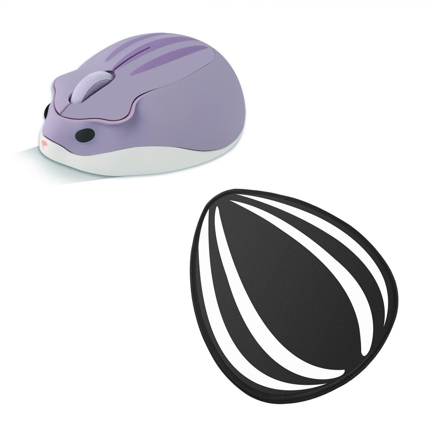 Cute Wireless Mouse Ergonomic Cartoon Hamster Mause USB Optical Gaming 3D Silent Mini Mice For PC Laptop Tablet Computer Office