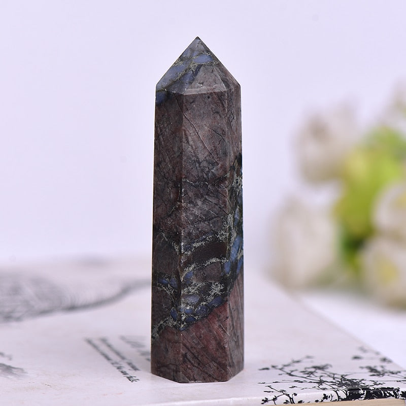 Hot Sale 1PC Natural Crystal Column Quartz Rock Mineral Specimen Crystal Point Quartz Rainbow Wand  Home Decor Reiki Healing Energy Stone