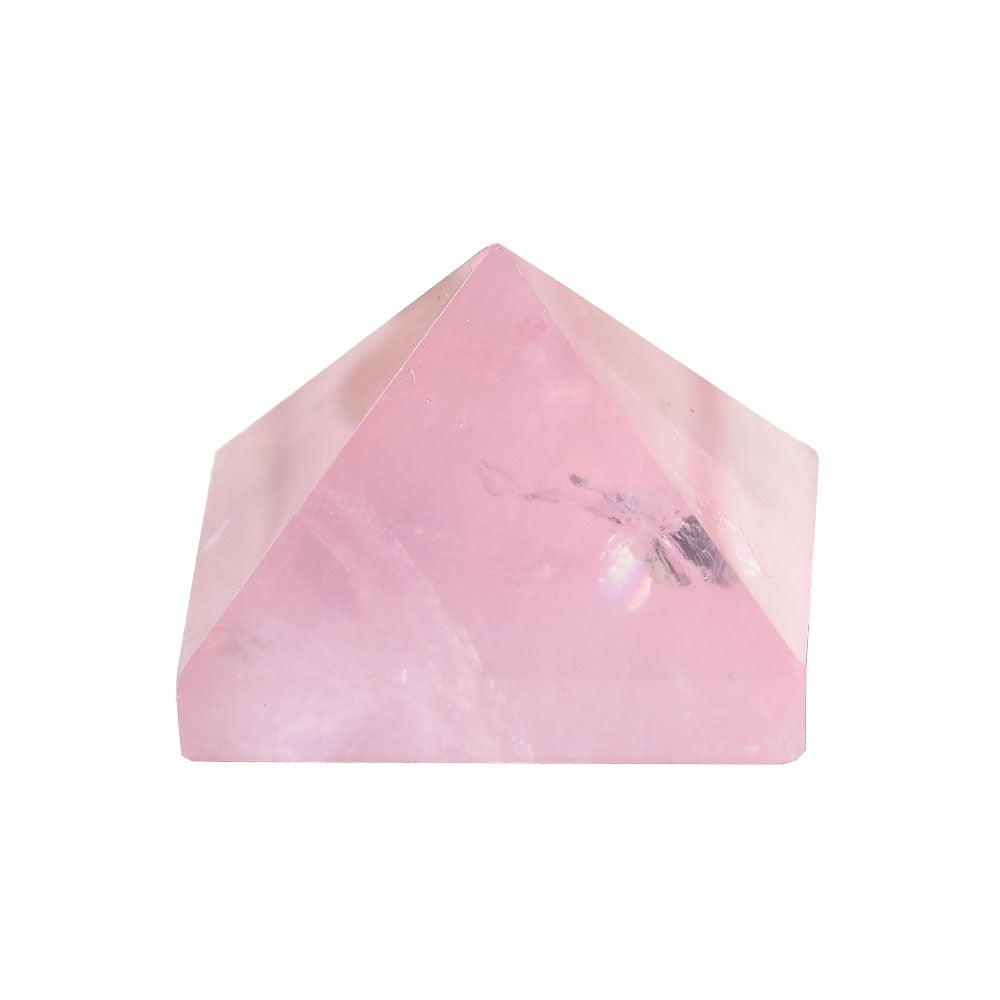 Hot Sale Natural Fluorite Crystal Pyramid Quartz Healing Stone Chakra Reiki Crystal Tiger Eye Point Home Decor Crafts Of Gem Stone 1PC