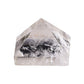 Hot Sale Natural Fluorite Crystal Pyramid Quartz Healing Stone Chakra Reiki Crystal Tiger Eye Point Home Decor Crafts Of Gem Stone 1PC