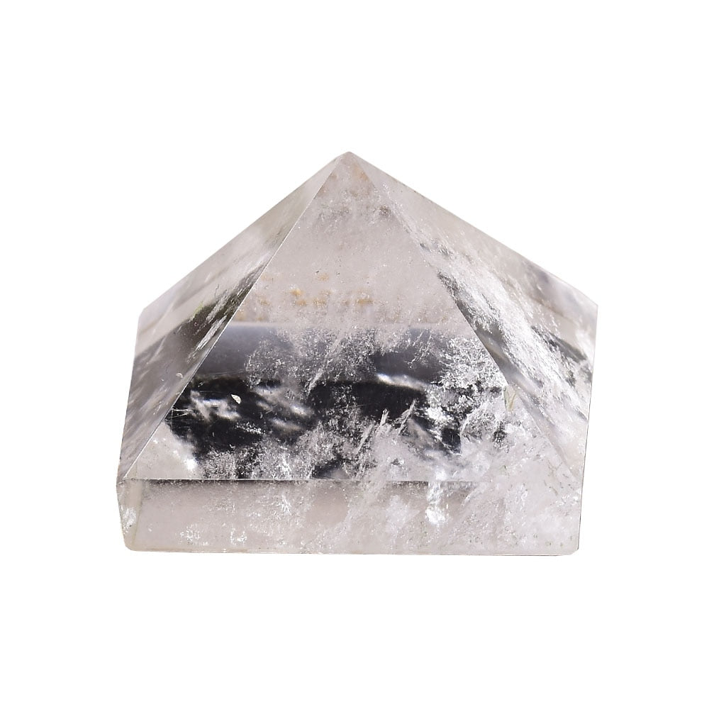 Hot Sale Natural Fluorite Crystal Pyramid Quartz Healing Stone Chakra Reiki Crystal Tiger Eye Point Home Decor Crafts Of Gem Stone 1PC
