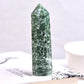 Hot Sale 1PC Natural Crystal Column Quartz Rock Mineral Specimen Crystal Point Quartz Rainbow Wand  Home Decor Reiki Healing Energy Stone